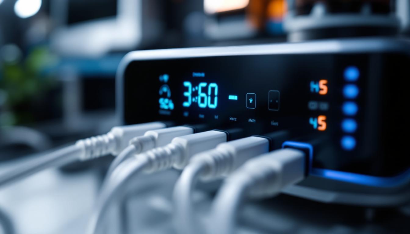 Stazione di ricarica desktop moderna